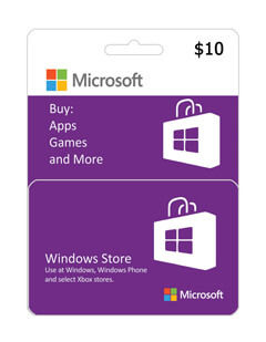 گیفت کارت مایکروسافت و ایکس باکس 10 دلاری